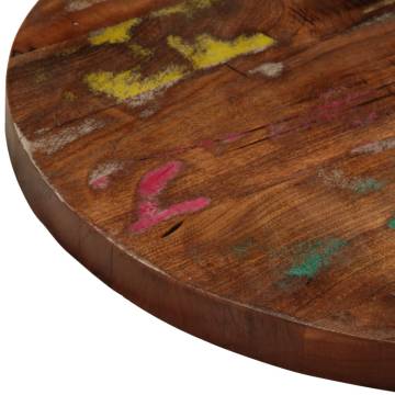 Table Top Ø 90 cm - Round Solid Reclaimed Wood | HiPoMarket