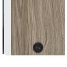 LED Bathroom Mirror Cabinet 89x14x62 cm - White and Oak