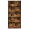 Stylish Old Wood Bookcase 80x24x176 cm - Hipomarket