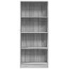 Bookcase Grey Sonoma 60x24x143 cm | Stylish Storage Solution