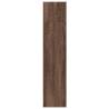 Brown Oak Bookcase 80x24x109 cm - Durable Engineered Wood