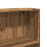 Artisian Oak Bookcase - 80x24x109 cm Engineered Wood Storage