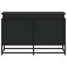 Storage Box with Lid - Black 80x40x51.5 cm - Hipomarket