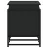 Storage Box with Lid - Black 80x40x51.5 cm - Hipomarket