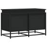 Storage Box with Lid - Black 80x40x51.5 cm - Hipomarket