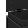 Storage Box with Lid - Black 80x40x51.5 cm - Hipomarket