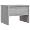 2 pcs Grey Sonoma Bedside Cabinets - Stylish Storage Solution