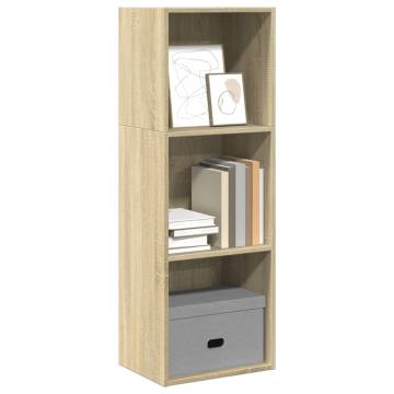 Bookcase Sonoma Oak - Stylish Storage Solution | HipoMarket