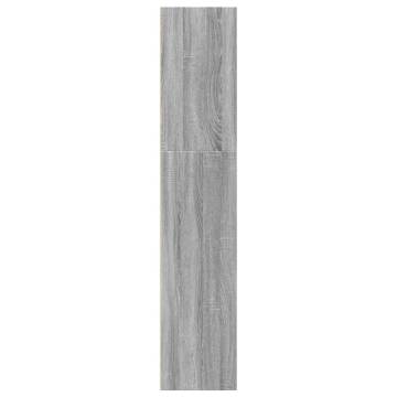 Grey Sonoma Bookcase - Stylish Engineered Wood Storage