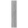 Grey Sonoma Bookcase - Stylish Engineered Wood Storage