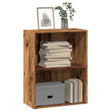 Stylish Bookcase Old Wood - 60x30x77 cm Engineered Wood