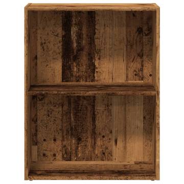 Stylish Bookcase Old Wood - 60x30x77 cm Engineered Wood