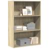  Bookcase Sonoma Oak 80x30x114 cm Engineered Wood Colour sonoma oak Quantity in Package 1 Height 114 cm Width 80 cm 