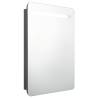 LED Bathroom Mirror Cabinet Grey 60x11x80 cm | Hipomarket