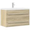  Sink Cabinet Old Wood 80x38.5x48 cm Engineered Wood Colour sonoma oak Size 80 x 38.5 x 48 cm Number of 1 Number of Pieces 