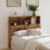 Old Wood Headboard Cabinet 120x19 cm - Durable & Stylish