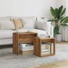 Nesting Coffee Tables 2 pcs Artisan Oak | Stylish & Space-Saving