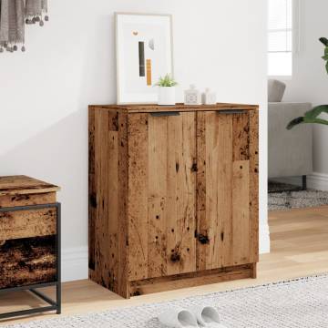 Shoe Cabinet Old Wood 59x35x70 cm - Stylish Storage Solution