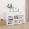 Sideboard White 100x30x59.5 cm Engineered Wood Colour white Quantity in Package 1 