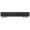 Garden Tool Storage Racks (2 pcs) - Wall Mounted Black Steel