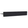 Garden Tool Storage Racks (2 pcs) - Wall Mounted Black Steel