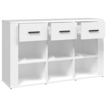 Elegant White Sideboard - 100x30x59.5 cm Engineered Wood