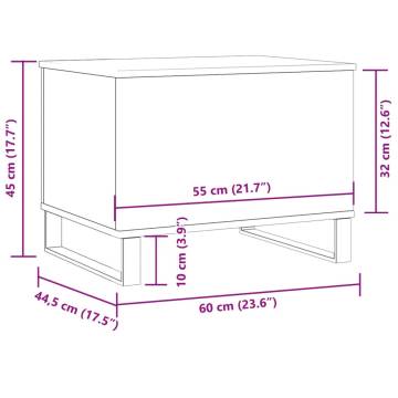 Coffee Table Artisan Oak - Stylish Storage & Design | Hipomarket