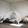 Mosquito Net Mongolia with Doors - 220 Mesh White 200x180 cm