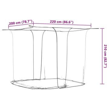 Hanging Mosquito Net 220x200 cm - Stylish & Durable | Hipomarket