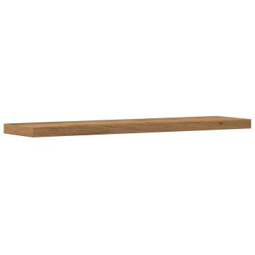 Artisan Oak Wall Shelves - Set of 4 | Durable & Stylish Storage