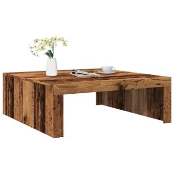 Old Wood Coffee Table - 100x100x35 cm | HipoMarket