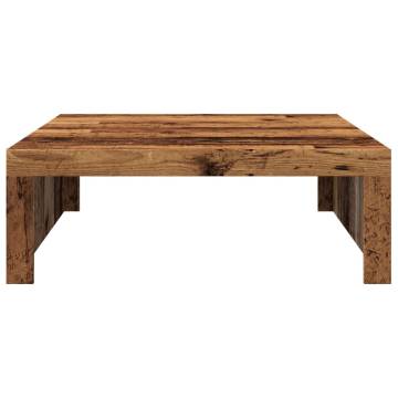 Old Wood Coffee Table - 100x100x35 cm | HipoMarket