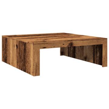 Old Wood Coffee Table - 100x100x35 cm | HipoMarket