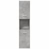 4 Piece Bathroom Furniture Set - Concrete Grey | Hipo Market