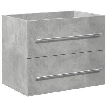 2 Piece Concrete Grey Bathroom Furniture Set | HipoMarket