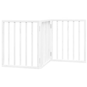 Foldable Dog Gate - 3 Panels White 150 cm | HipoMarket UK