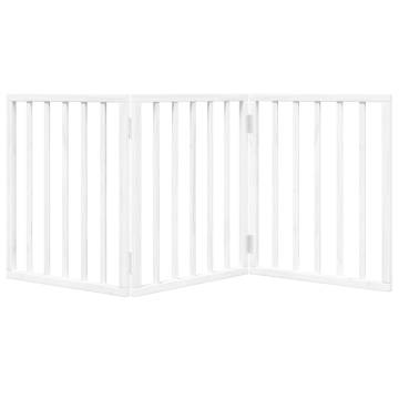 Foldable Dog Gate - 3 Panels White 150 cm | HipoMarket UK