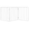 Foldable Dog Gate - 3 Panels White 150 cm | HipoMarket UK