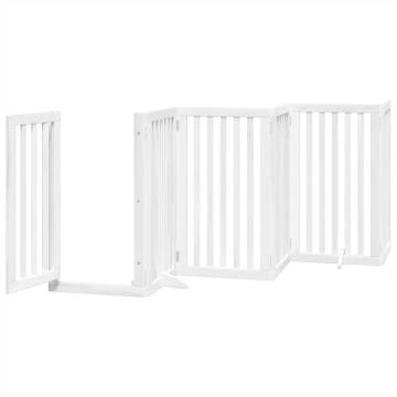 Foldable Dog Gate with Door - 9 Panels, 450cm | HipoMarket