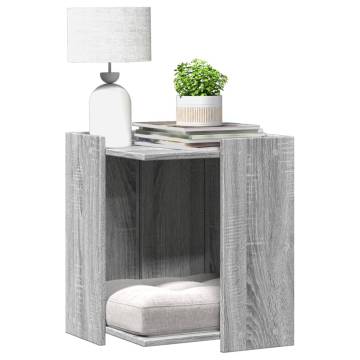 Cat Litter Box Enclosure - Grey Sonoma | Stylish & Functional