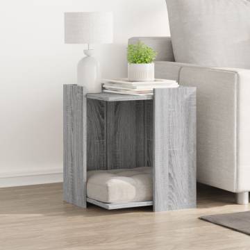 Cat Litter Box Enclosure - Grey Sonoma | Stylish & Functional