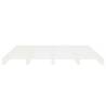 White Super King Bed Frame 180x200 cm - Solid Pine Wood