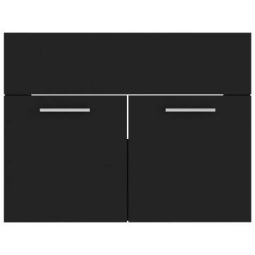 Stylish Black Bathroom Furniture Set | Hipomarket UK