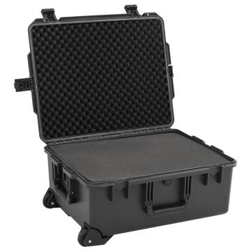 Portable Flight Case Black - 62.5x50x28.5 cm | HipoMarket