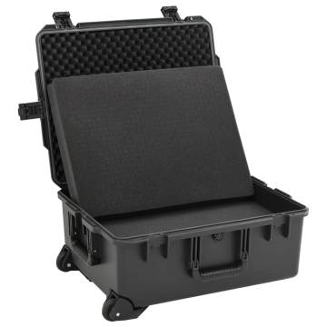 Portable Flight Case Black - 62.5x50x28.5 cm | HipoMarket