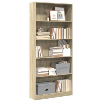 Bookcase Sonoma Oak - Stylish Storage Solution | HipoMarket