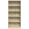 Bookcase Sonoma Oak - Stylish Storage Solution | HipoMarket