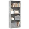  Bookcase Concrete Grey 60x24x143 cm Engineered Wood Colour concrete grey Quantity in Package 1 Height 143 cm Width 60 cm 