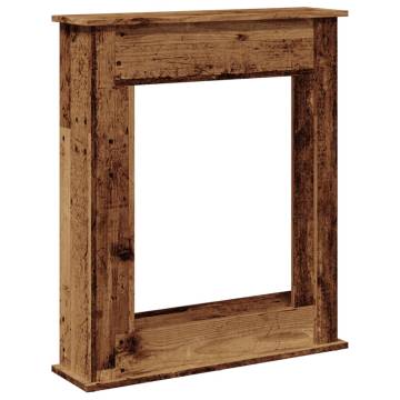 Old Wood Fireplace Surround - Stylish & Durable - 75x20x87.5 cm