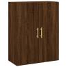 Wall Mounted Cabinets 2 pcs Brown Oak | Hipomarket UK